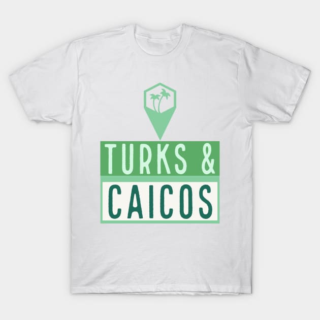 Turks and Caicos Islands Caribbean T-Shirt by cricky